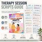 Therapy Session Scripts Guide, Psychotherapy Tools For Therapists