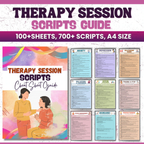 Therapy Session Scripts Guide, Psychotherapy Tools For Therapists