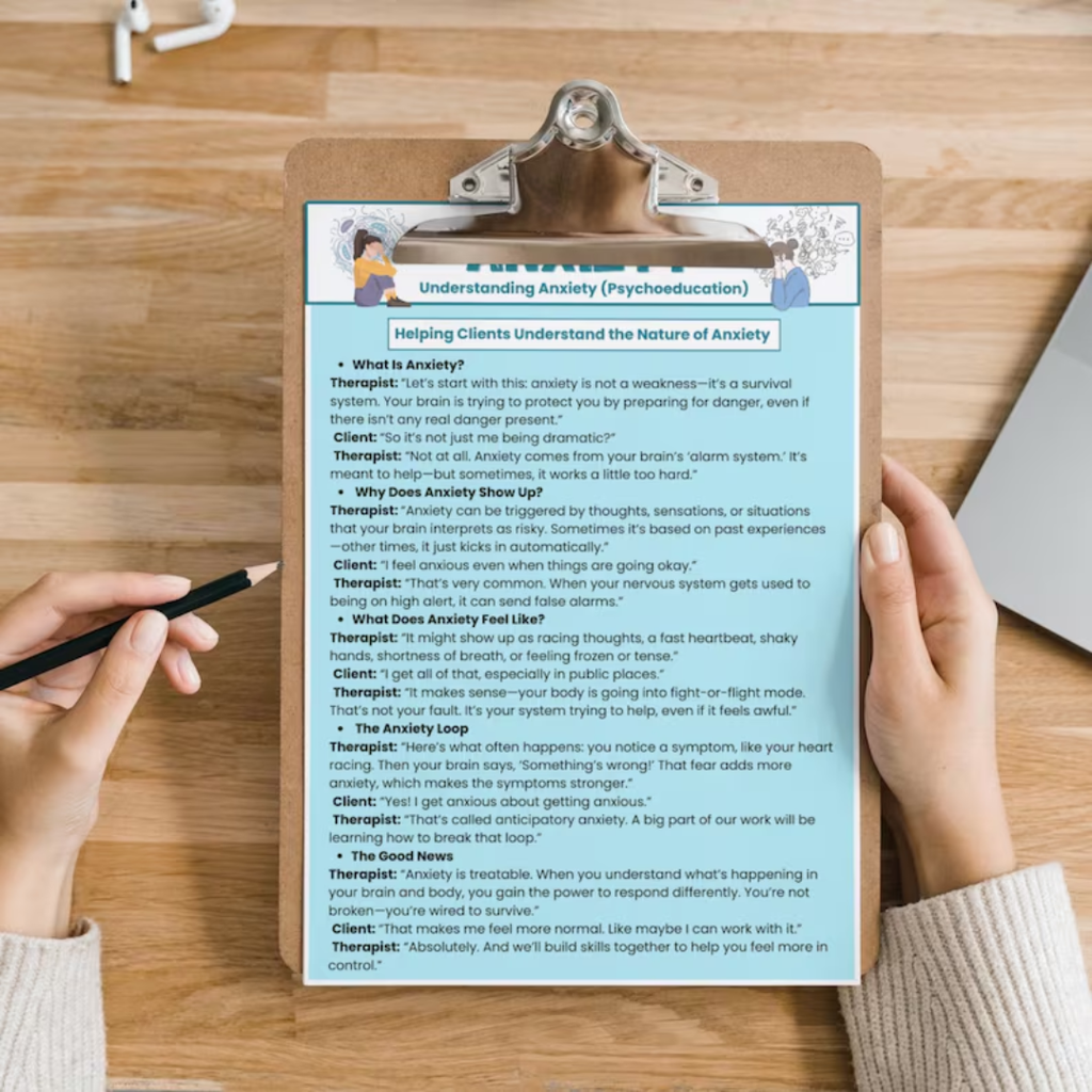 Therapy Session Scripts Guide, Psychotherapy Tools For Therapists