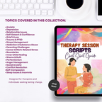 Therapy Session Scripts Guide, Psychotherapy Tools For Therapists