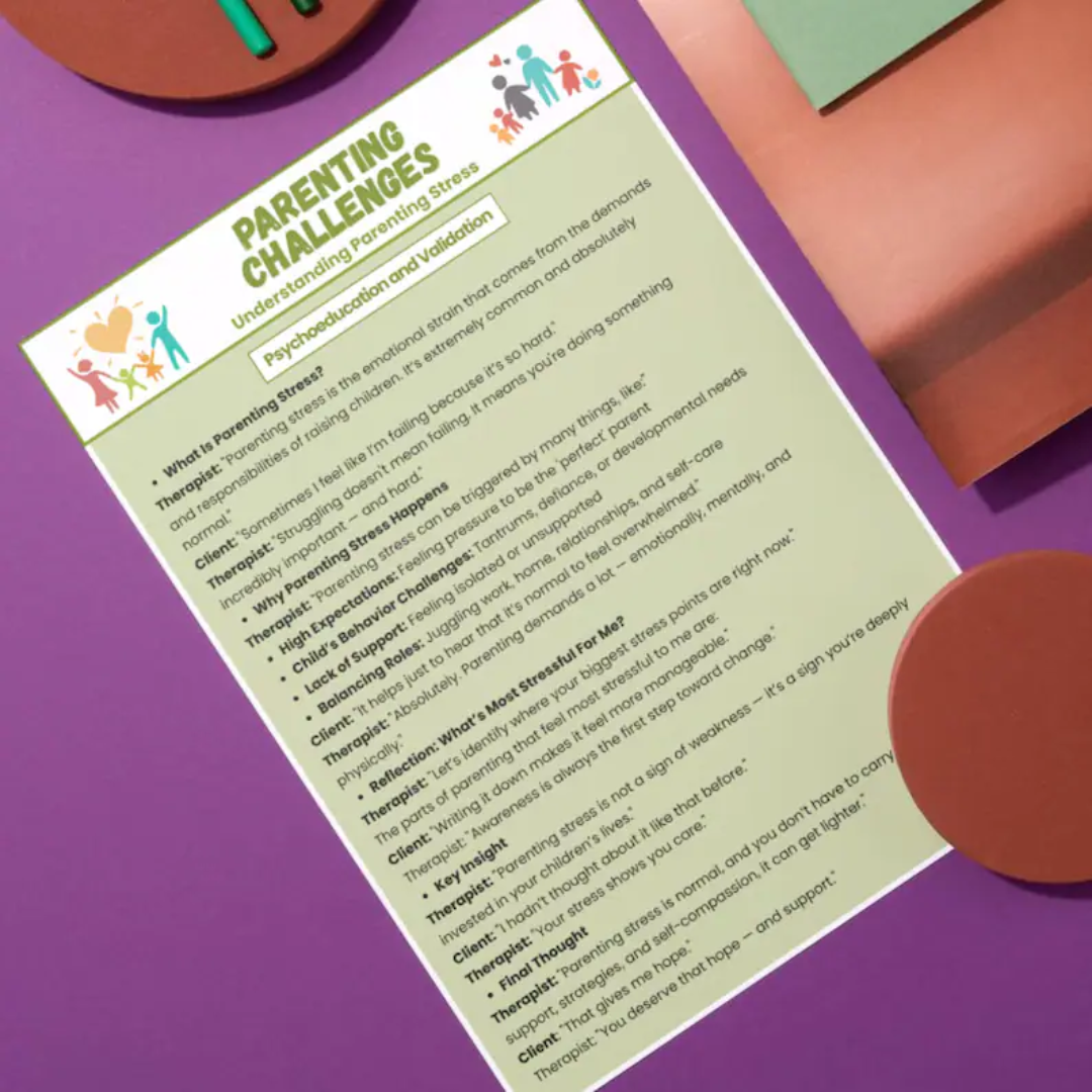 Therapy Session Scripts Guide, Psychotherapy Tools For Therapists