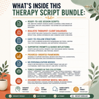 Therapy Session Scripts Guide, Psychotherapy Tools For Therapists