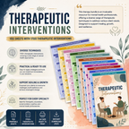 Therapy Interventions Guide, Mental Health Techniques For Therapists