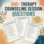 Therapy Session Questions, 600 Prompts For Counselors