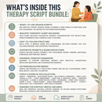 Therapy Session Scripts Guide, Psychotherapy Tools For Therapists